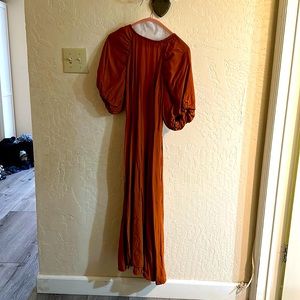 Orange, puff sleeve a new day maxi dress